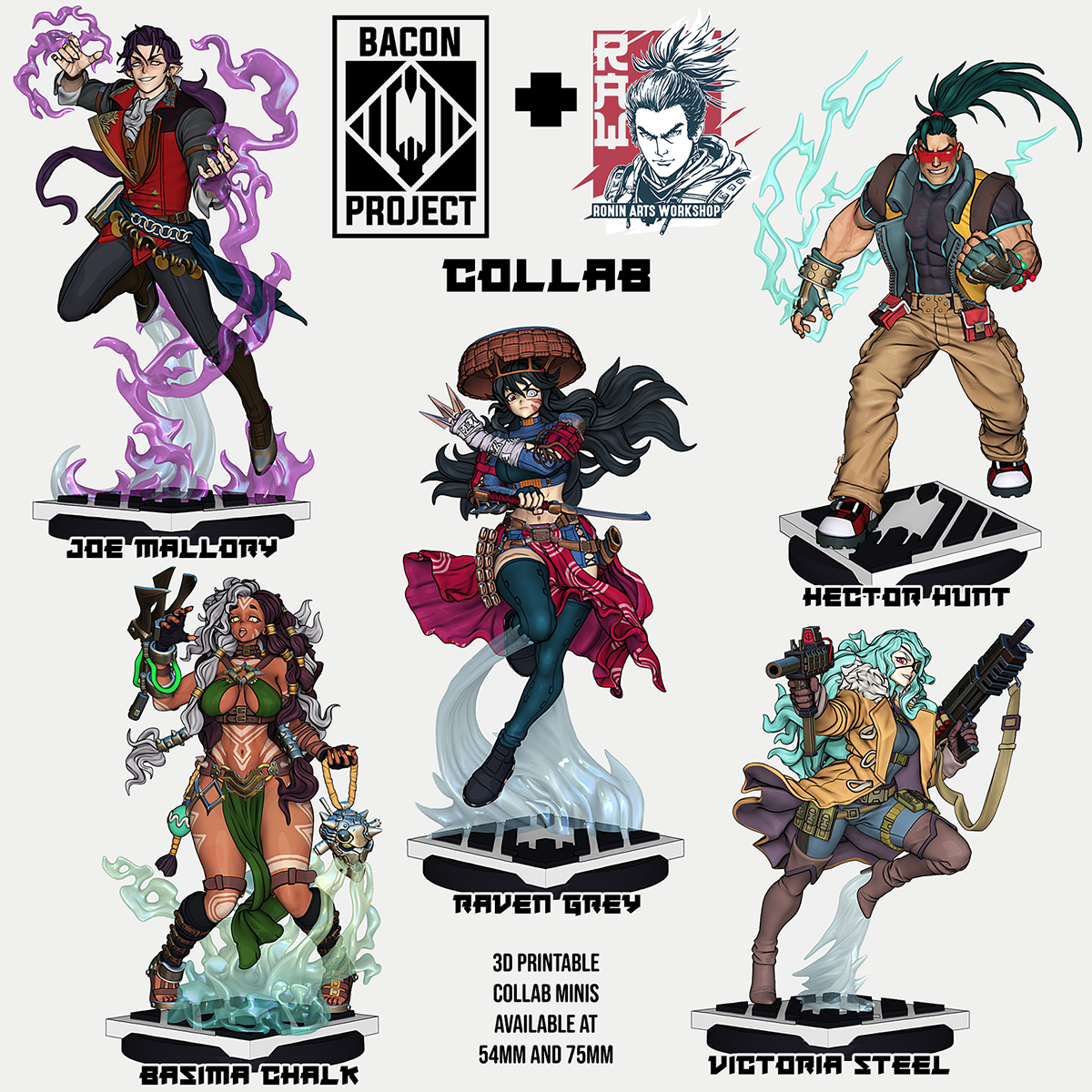 Hector Hunt | Bacon Project | 28mm-120mm Scale | Ronin Arts Workshop