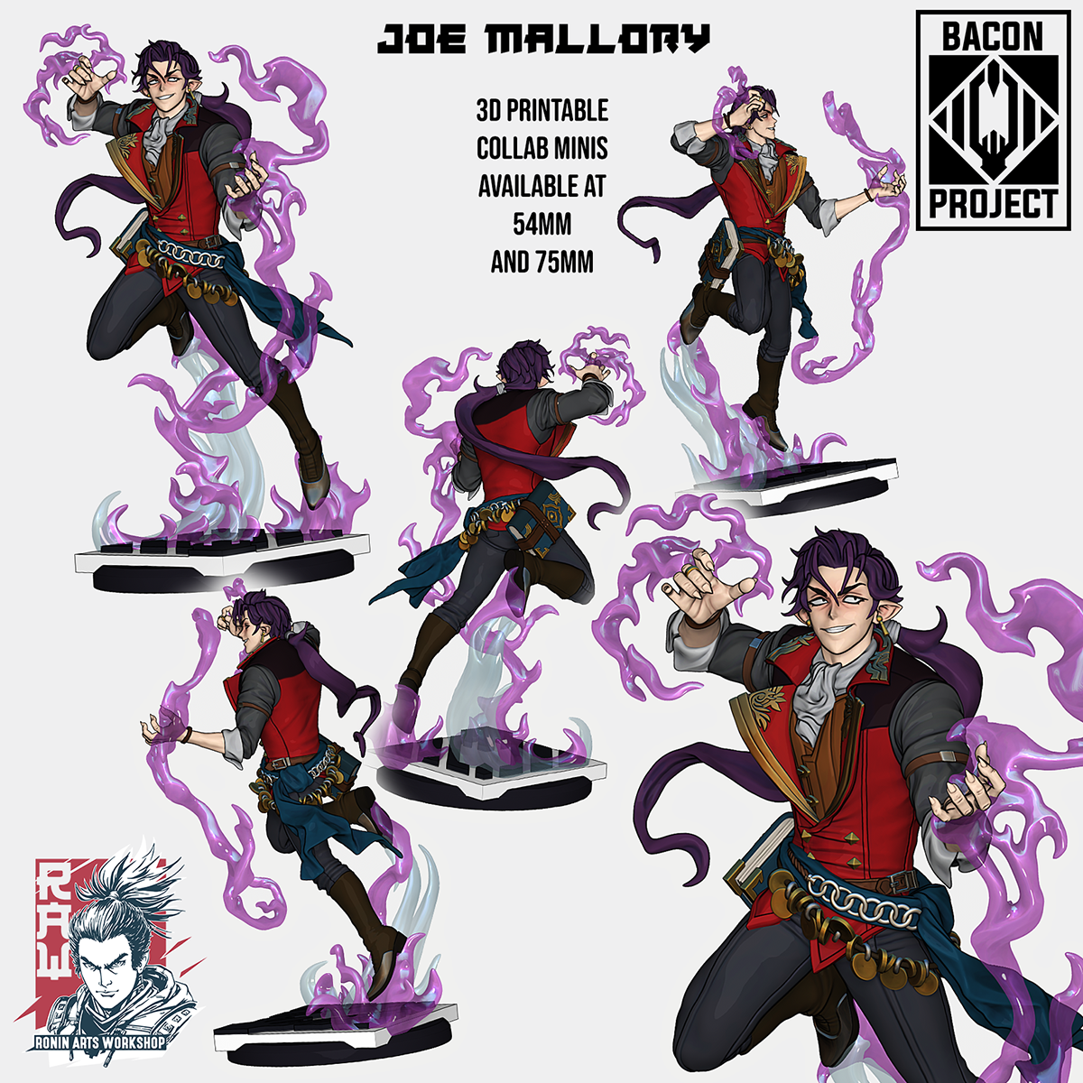 Joe Mallory | Bacon Project | 28mm-120mm Scale | Ronin Arts Workshop