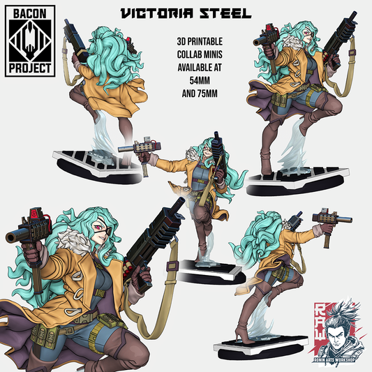 Victoria Steel | Bacon Project | 28mm-120mm Scale | Ronin Arts Workshop