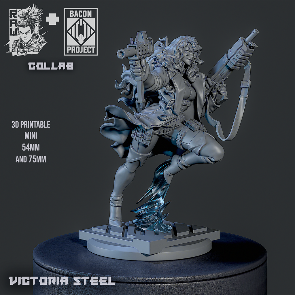 Victoria Steel | Bacon Project | 28mm-120mm Scale | Ronin Arts Workshop