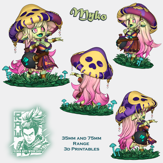 Myko the Mushroom Witch - The Gobettes | Ronin Arts Workshop