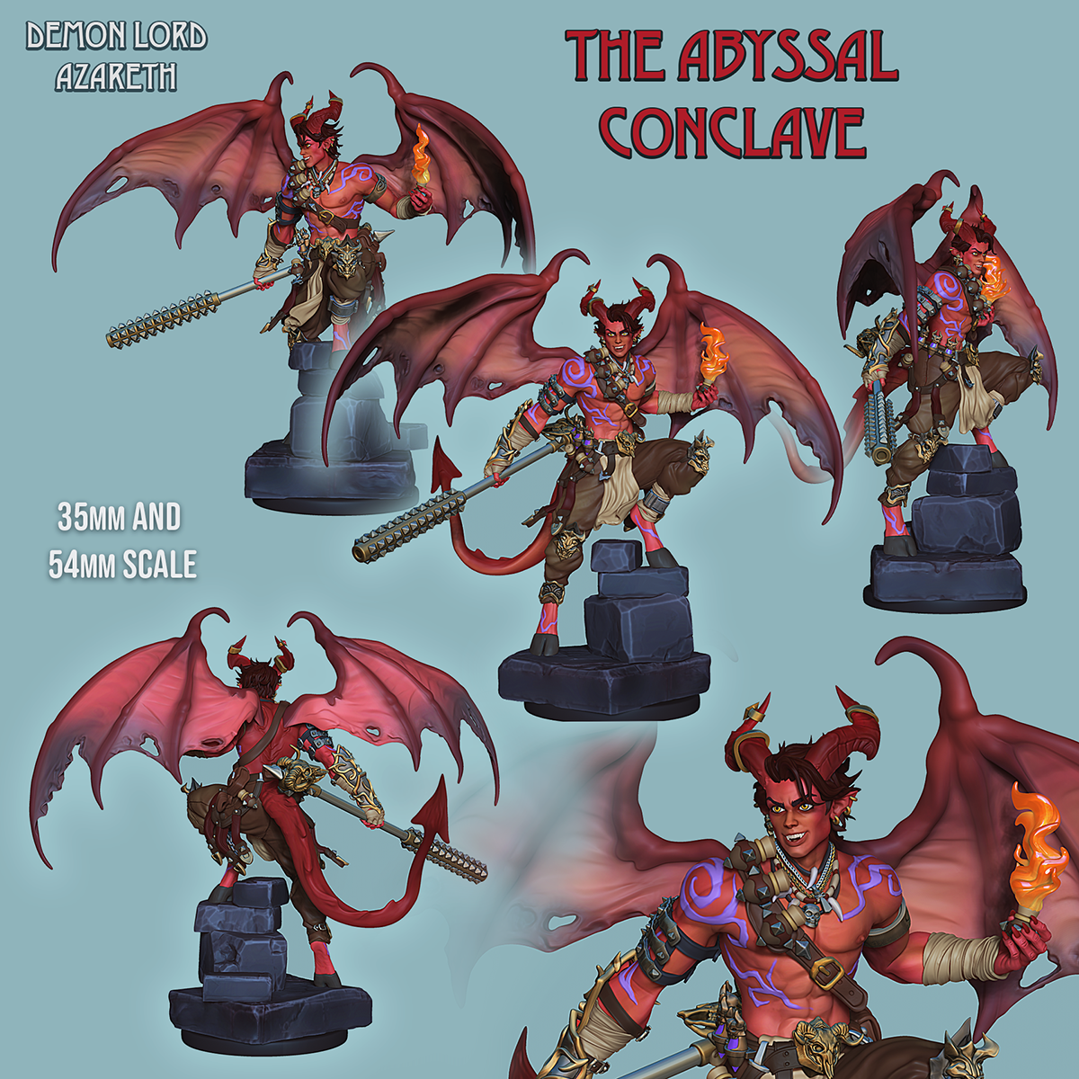 Demon Lord - Azareth | The Abyssal Conclave | Ronin Arts Workshop