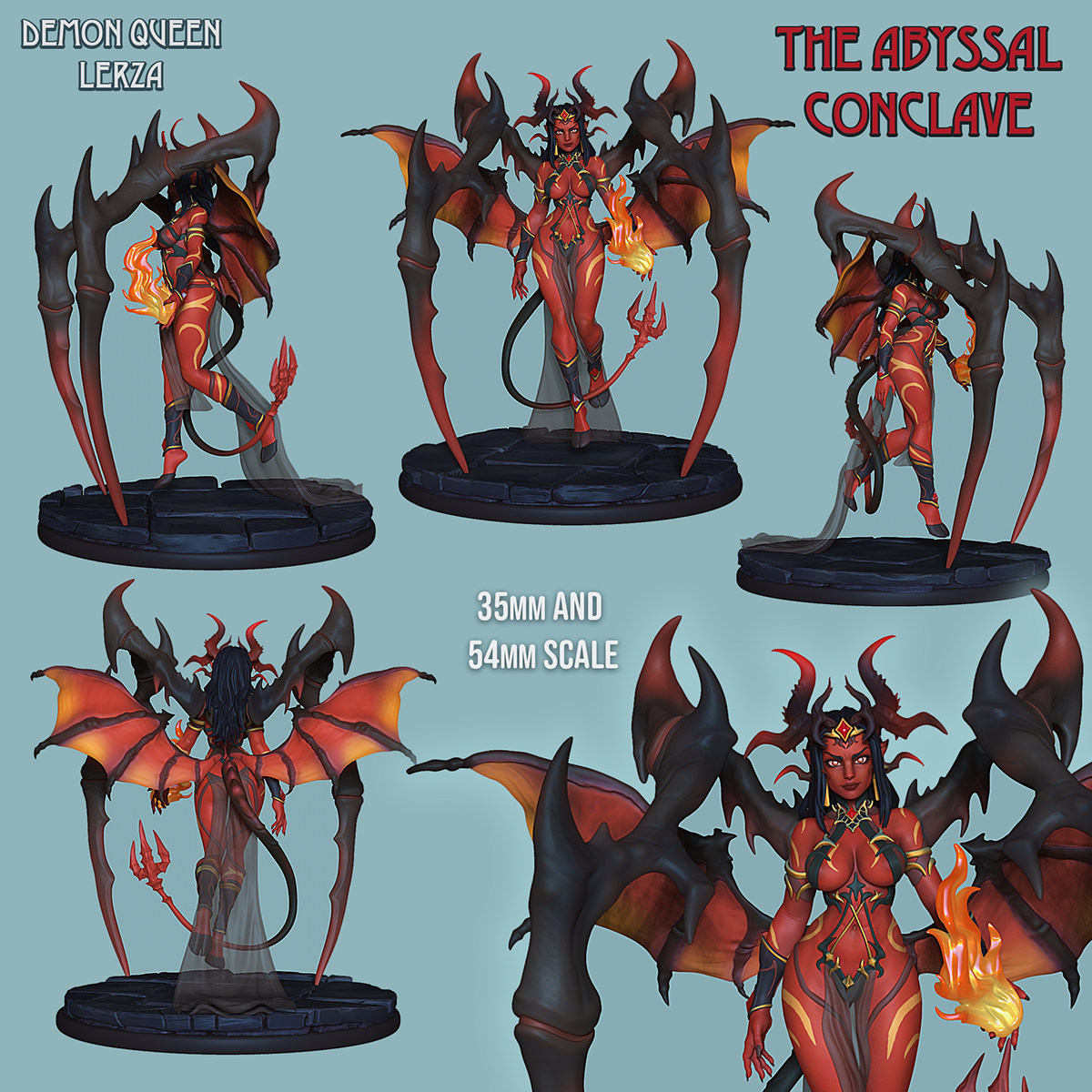 Demon Queen - Lerza | The Abyssal Conclave | Ronin Arts Workshop