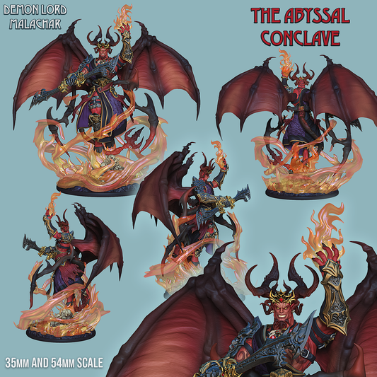 Demon King - Malachar | The Abyssal Conclave | Ronin Arts Workshop