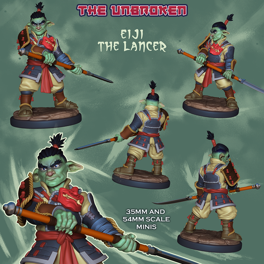 Eiji - Goblin Samurai Lancer