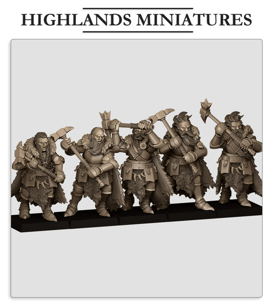Mergenheim Knights on Foot | Sunland, Empire of the Sun | Highlands Miniatures