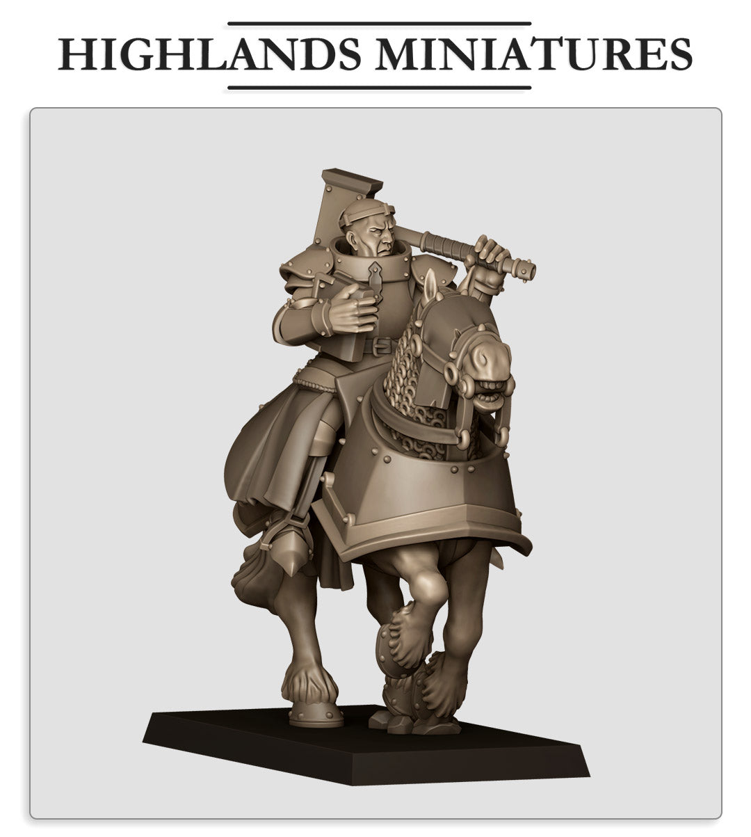 Mounted Warrior Priest | Sunland, Empire of the Sun | Highlands Miniatures