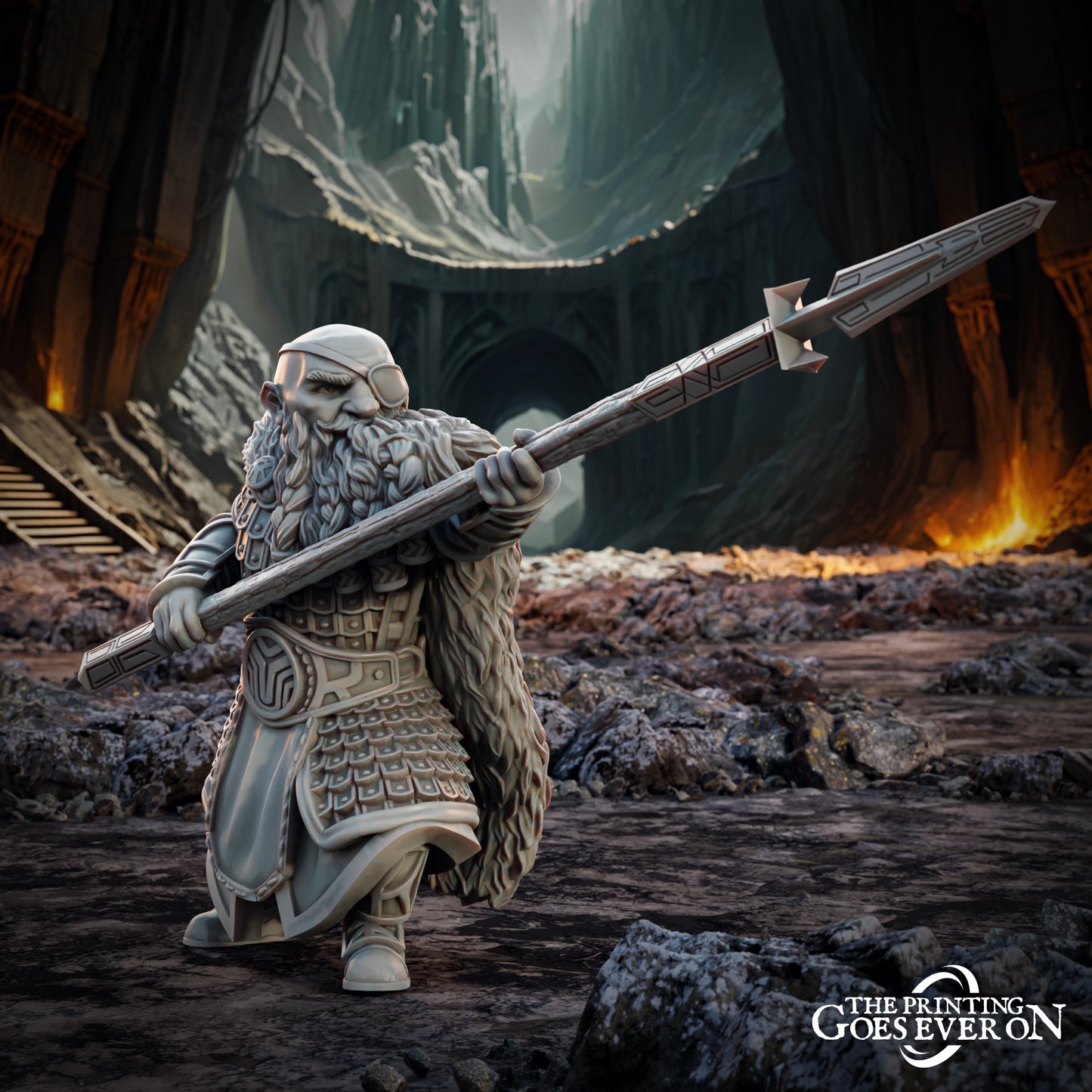 Mavir the Warden | Tales of the Deep | MESBG | The Printing Goes Ever On