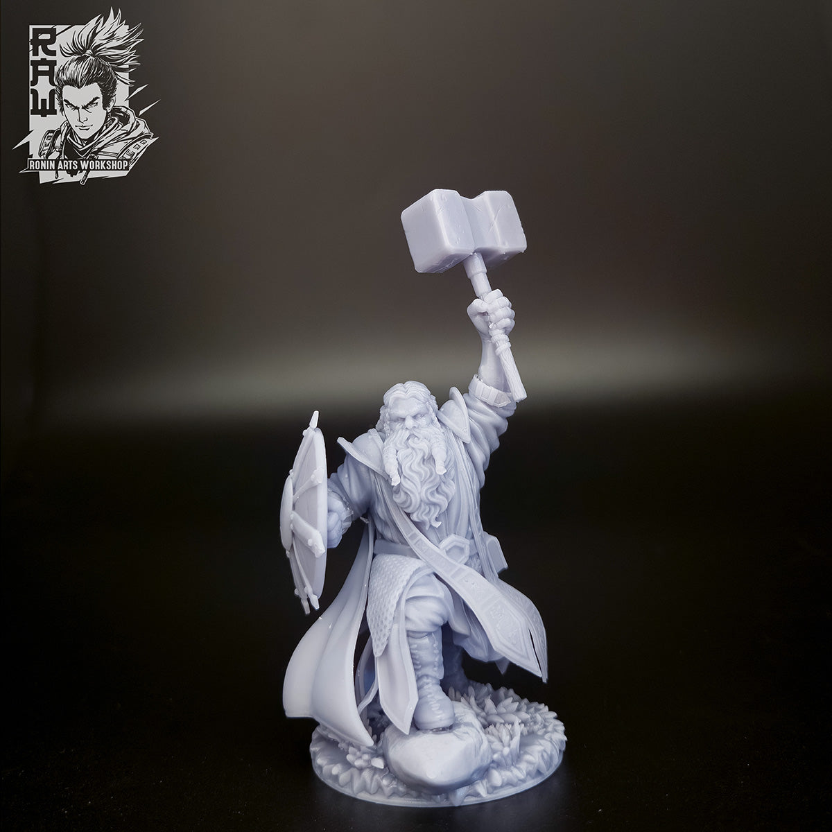 Milun - The Priest | The Promise of Steel | 28mm-120mm Scale | Ronin Arts Workshop