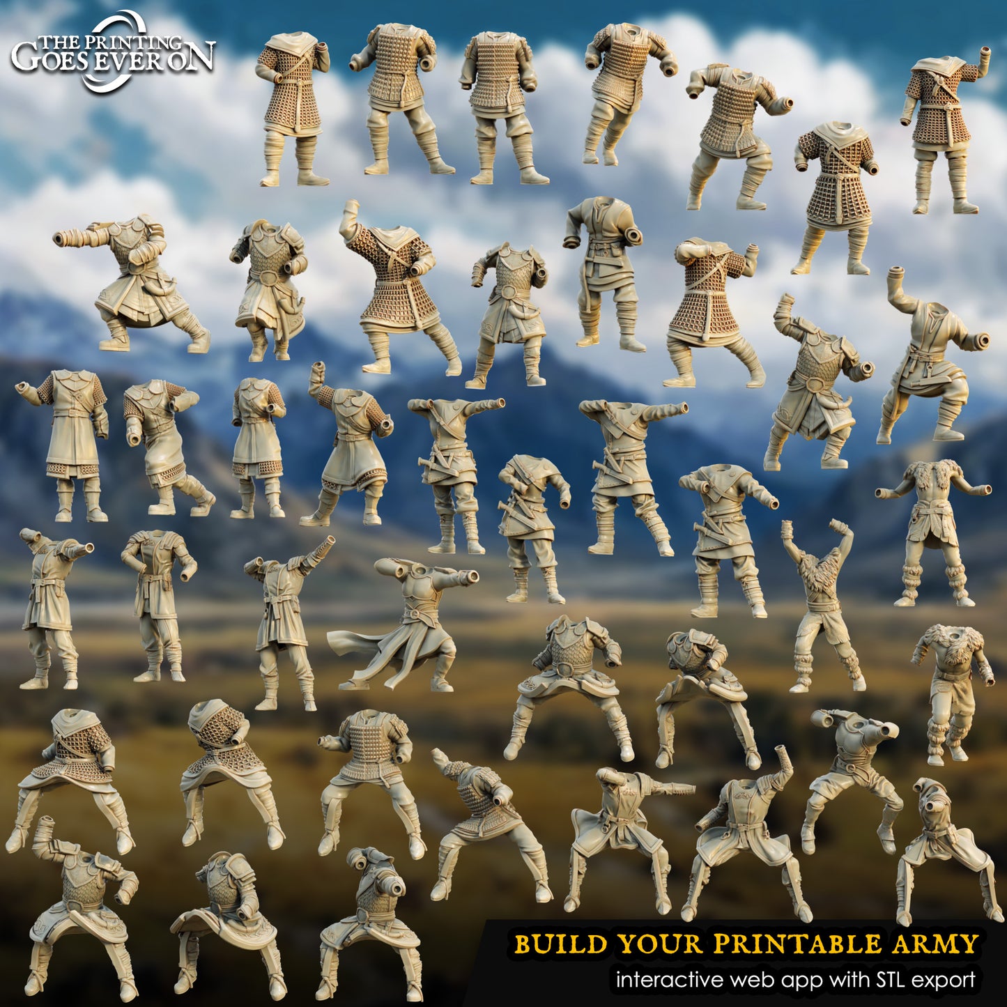 Bits - Sea Raider Bodies | Tales of the Sea Raiders | The Printing Goes Ever On