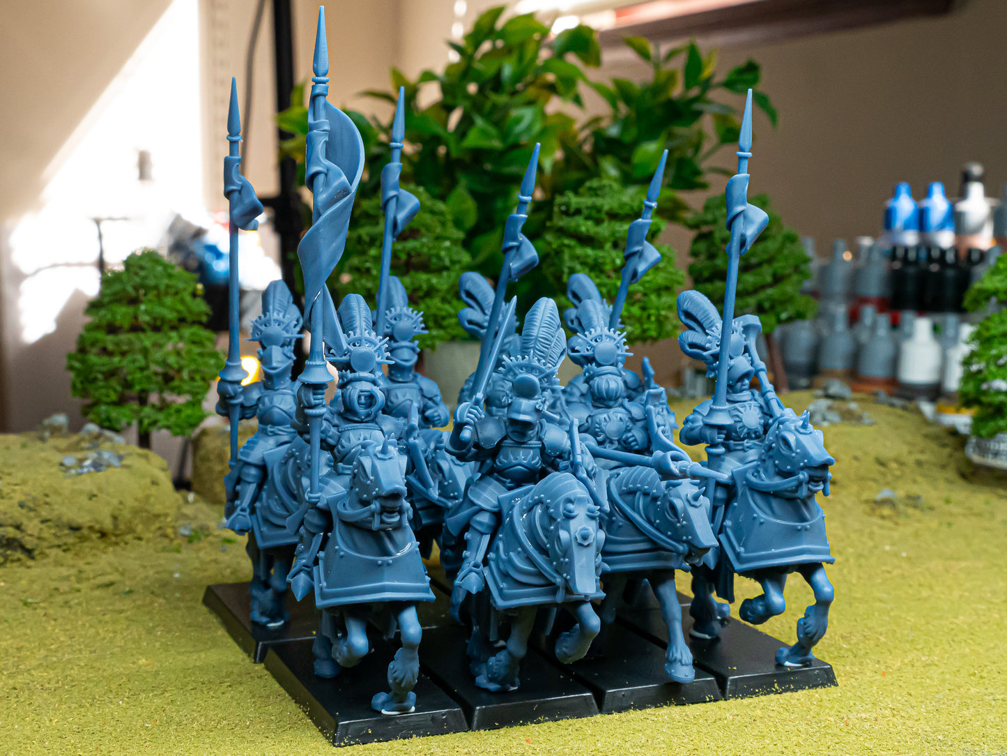 Golden Flames Knights | Sunland, Empire of the Sun | Highlands Miniatures