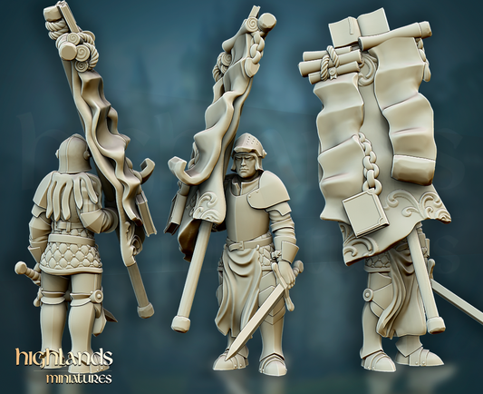 Questing Knights of Gallia on Foot | Gallia, the Medieval Kingdom | Highlands Miniatures