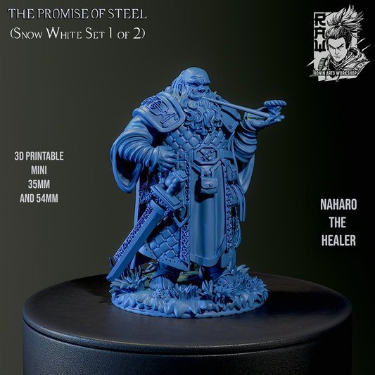 Naharo - The Healer | The Promise of Steel | 28mm-120mm Scale | Ronin Arts Workshop