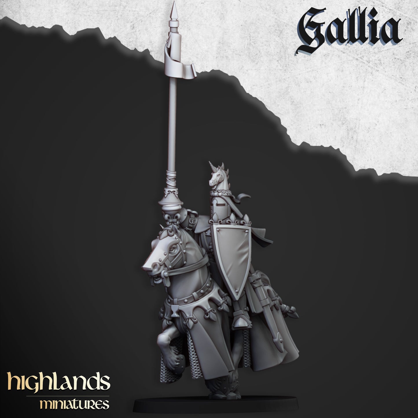 Royal Knights of Gallia | Gallia, the Medieval Kingdom | Highlands Miniatures