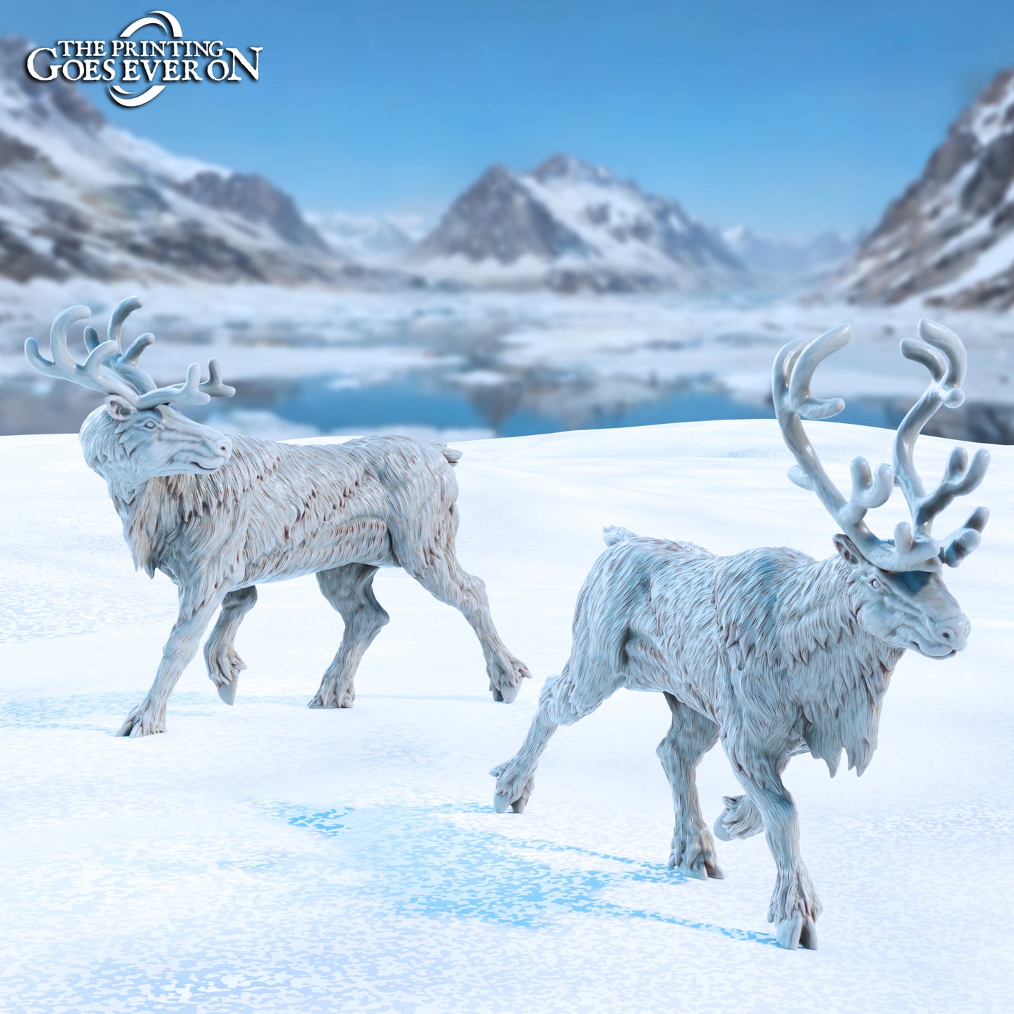 Frostkin Reindeer | Tales of the Glacial Wilds | MESBG | The Printing Goes Ever On
