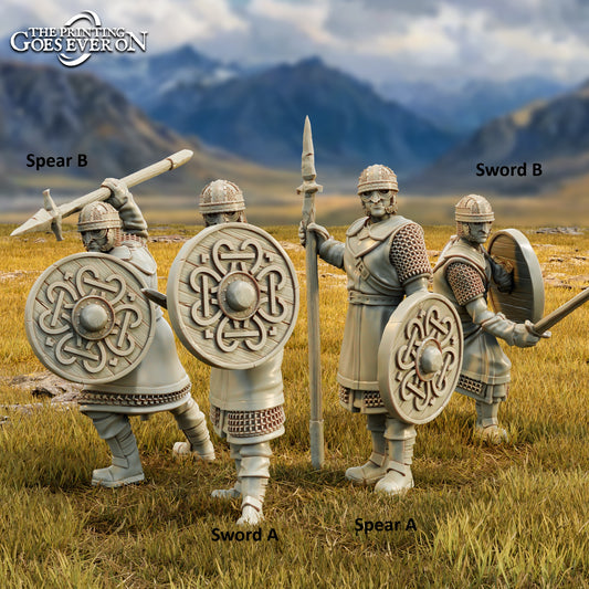 Riddermercia Footmen | Tales of Wind and Saddle | MESBG | The Printing Goes Ever On