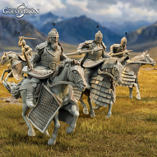 Riddermercia Riders Mounted | Tales of Wind and Saddle | MESBG | The Printing Goes Ever On