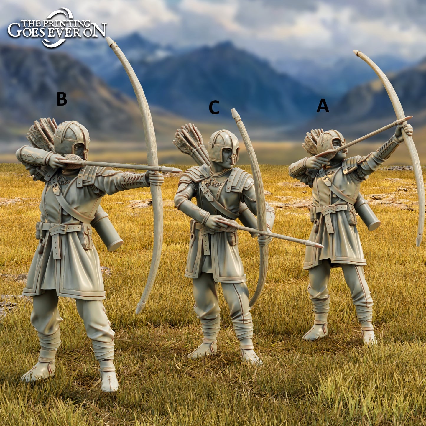 Riddermercia Archers | Tales of Wind and Saddle | MESBG | The Printing Goes Ever On