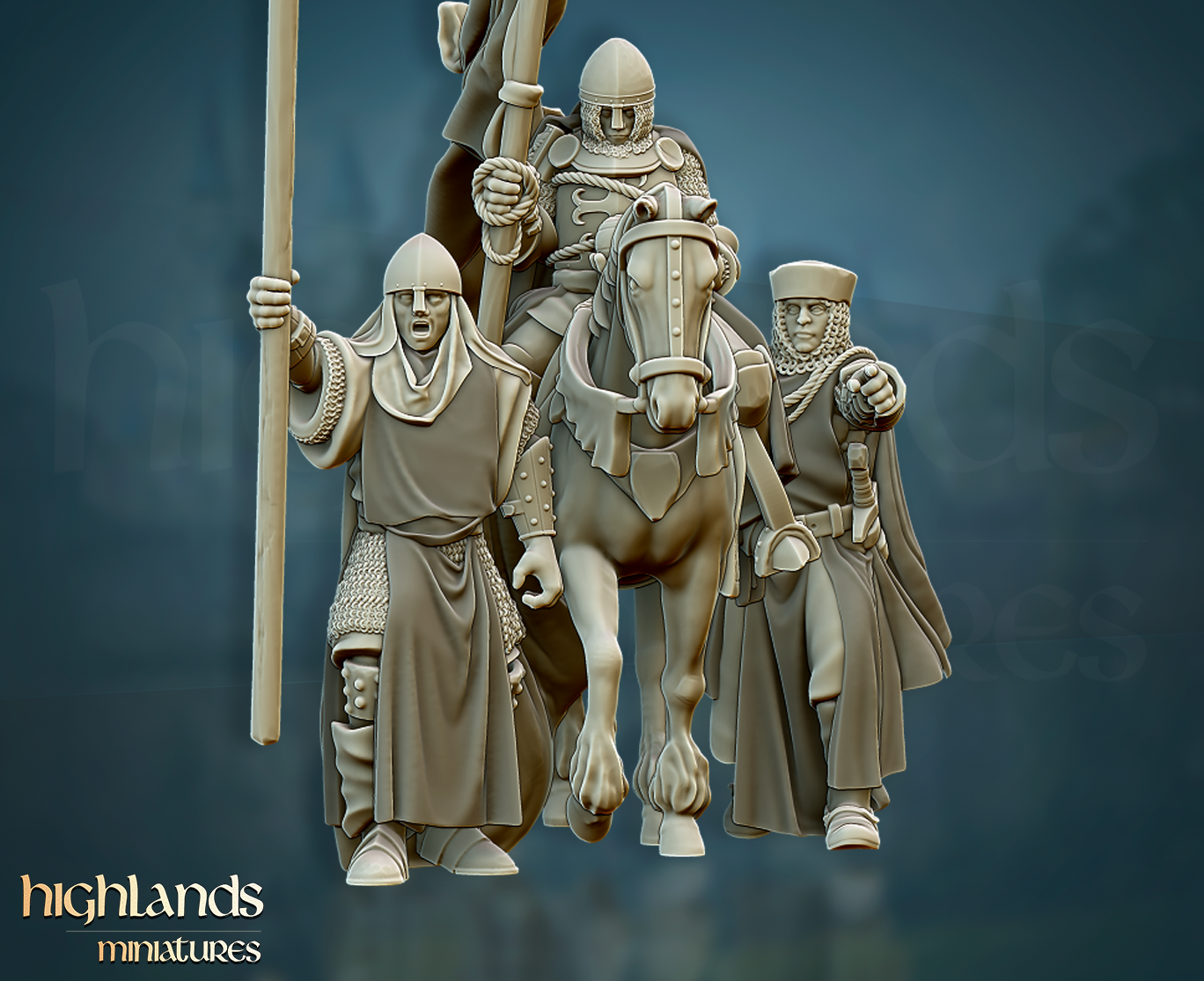 Crusader Sacred Reliquary | Gallia, the Medieval Kingdom | Highlands Miniatures