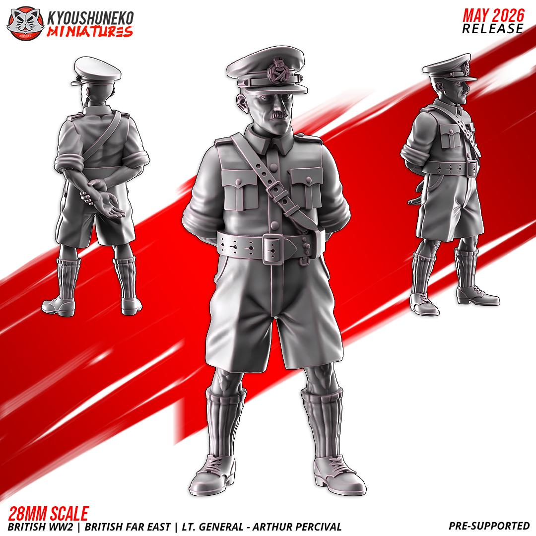 British WW2 Far East | LT General Arthur Percival