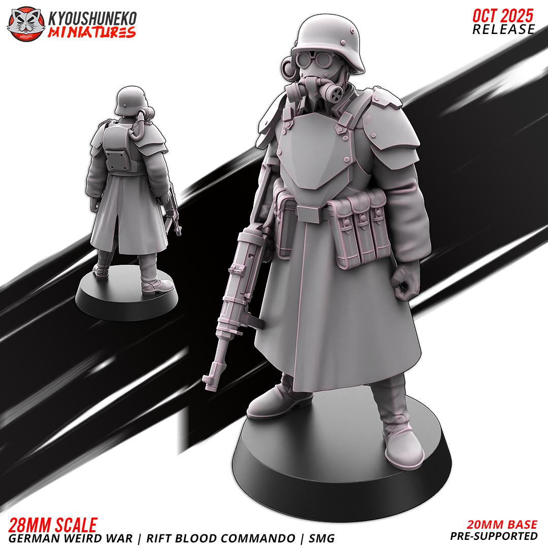 German Weird War Rift Blood Commando SMG