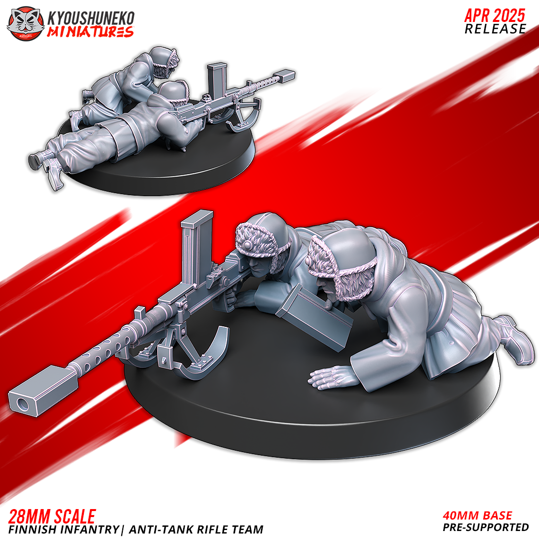 Finnish Winter Infantry - Anti-Tank Rifle Team | Finland | Kyoushuneko