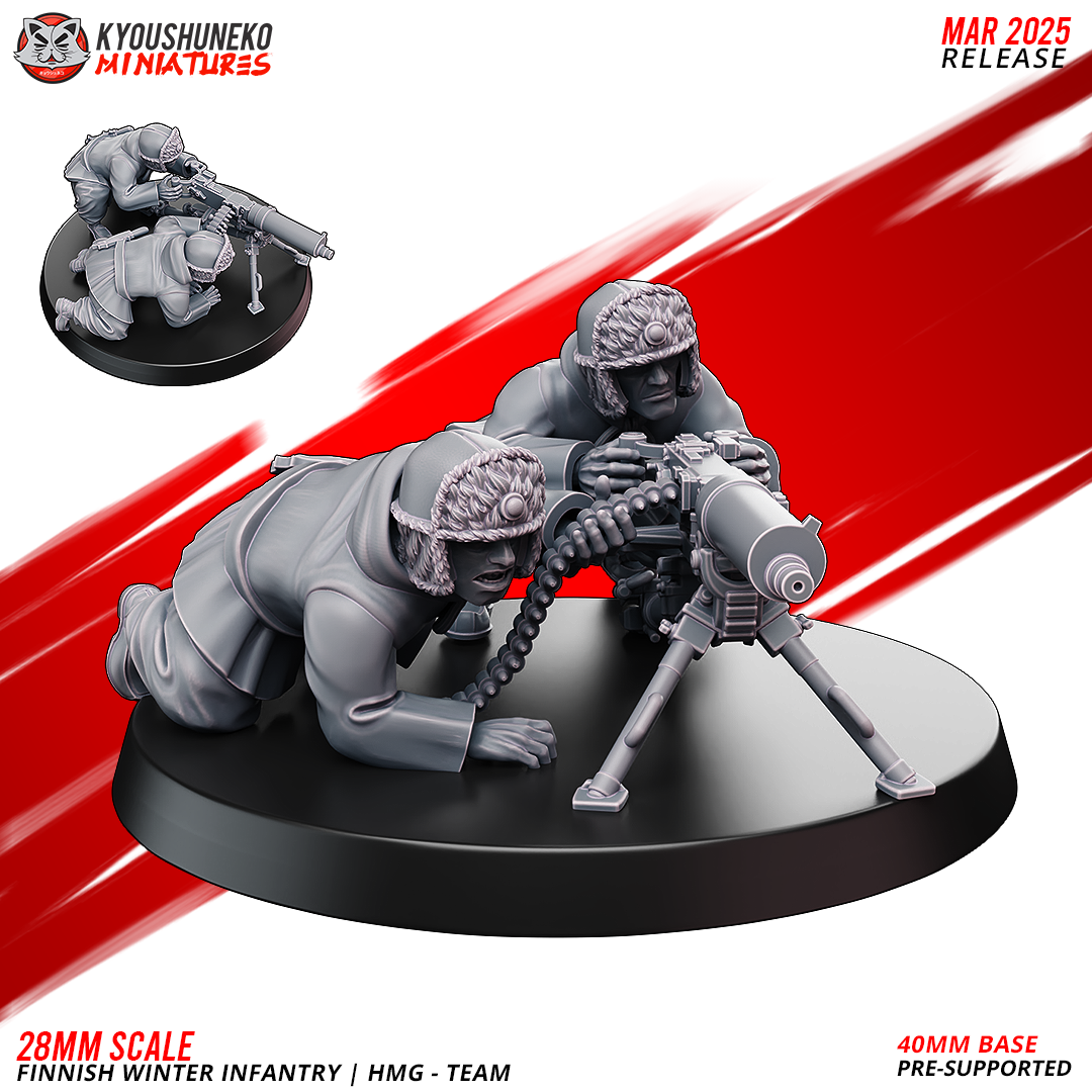 Finnish Winter Infantry - HMG Team | Finland | Kyoushuneko