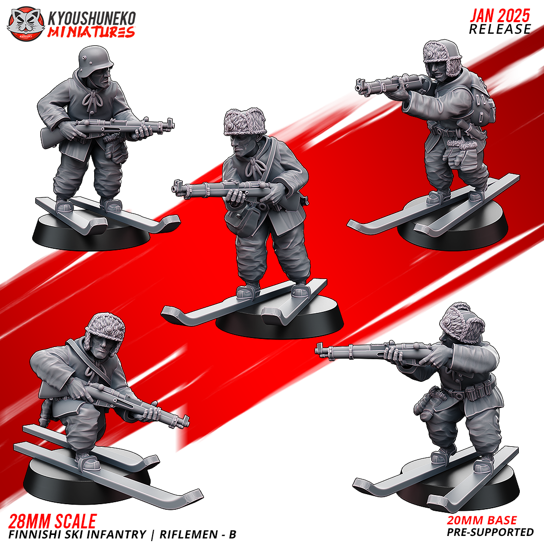 Finnish Infantry - Ski Riflemen (Shooting) | Finland | Kyoushuneko