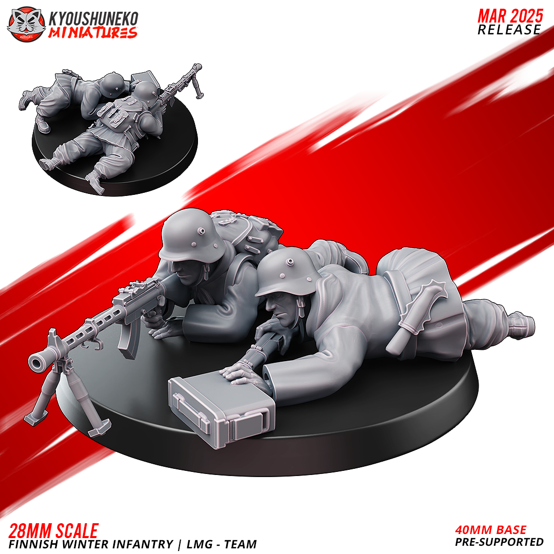 Finnish Winter Infantry - LMG Team | Finland | Kyoushuneko