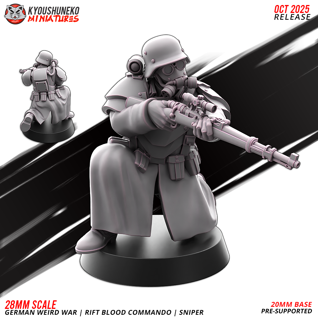 German Weird War Rift Blood Commando Escort Sniper
