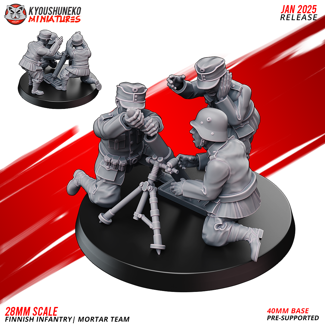 Finnish Infantry - Mortar Team | Finland | Kyoushuneko