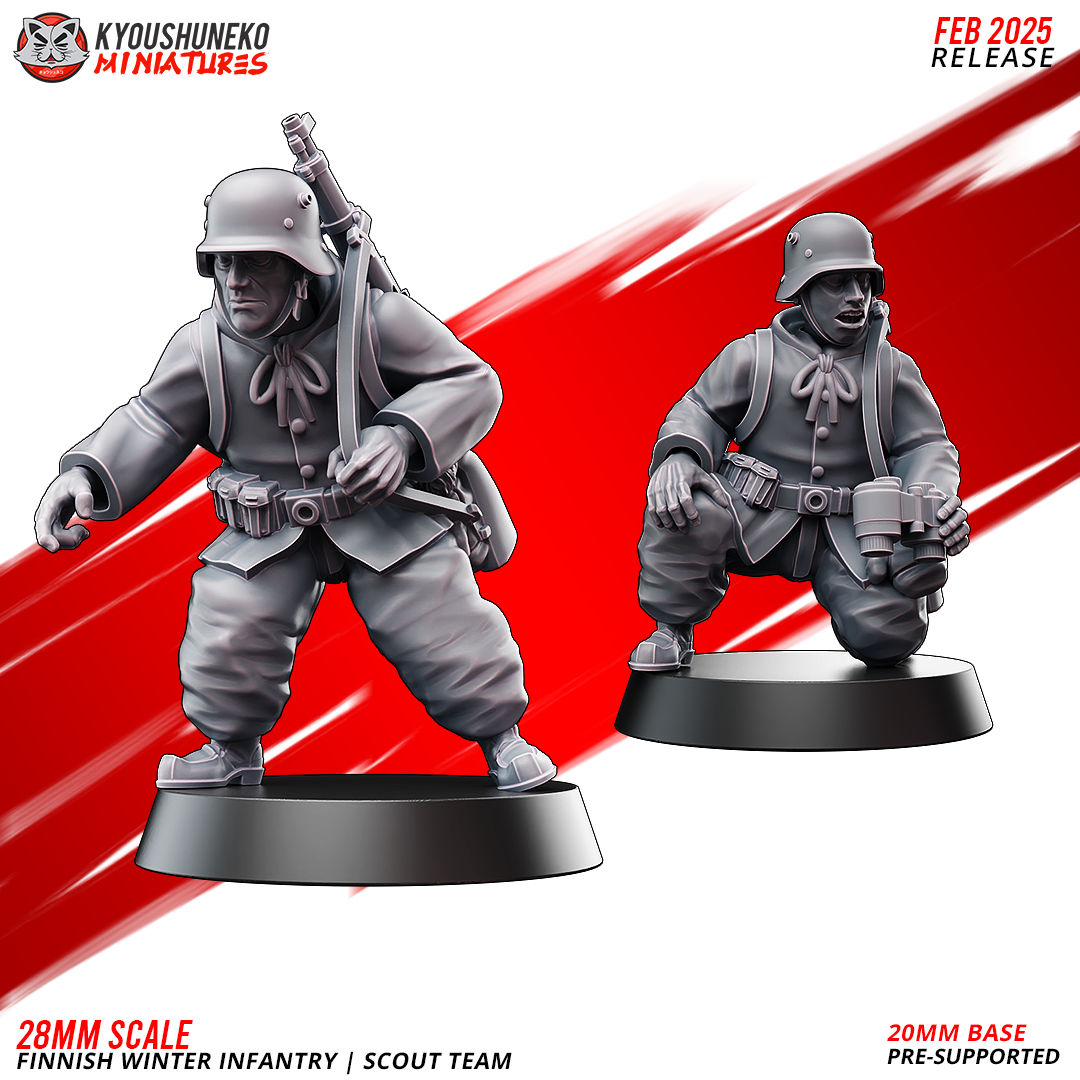 Finnish Winter Infantry - Scout Team | Finland | Kyoushuneko