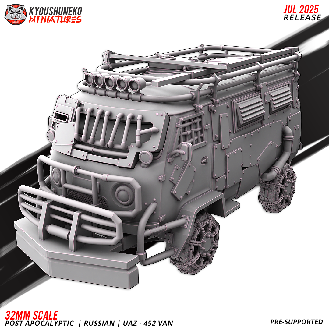 Post Apocalyptic UAZ - 452 Van | Post Apocalyptic Russia | Kyoushuneko