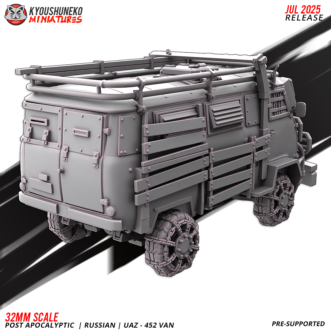 Post Apocalyptic UAZ - 452 Van | Post Apocalyptic Russia | Kyoushuneko