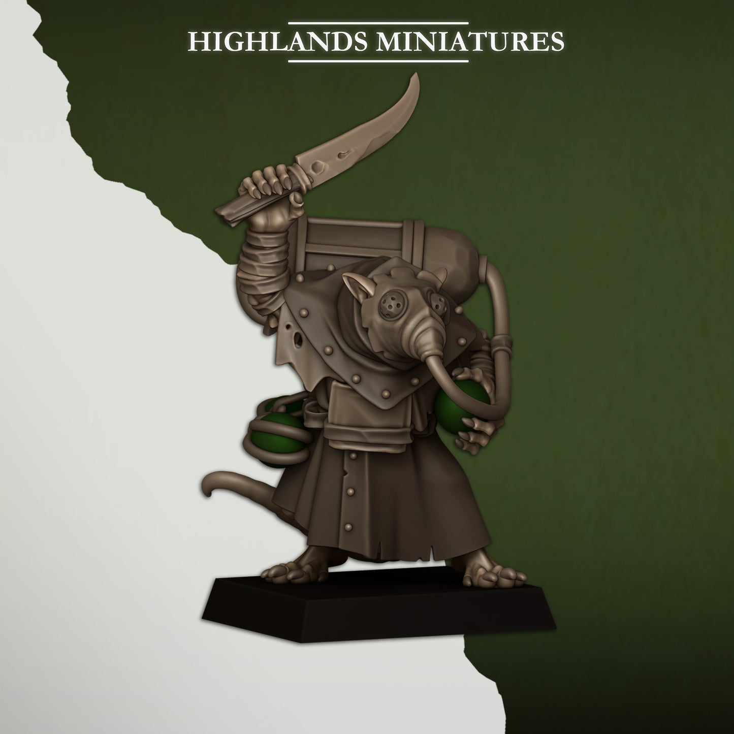 Sewer Poison Porters | Sewer Vermin | Highlands Miniatures