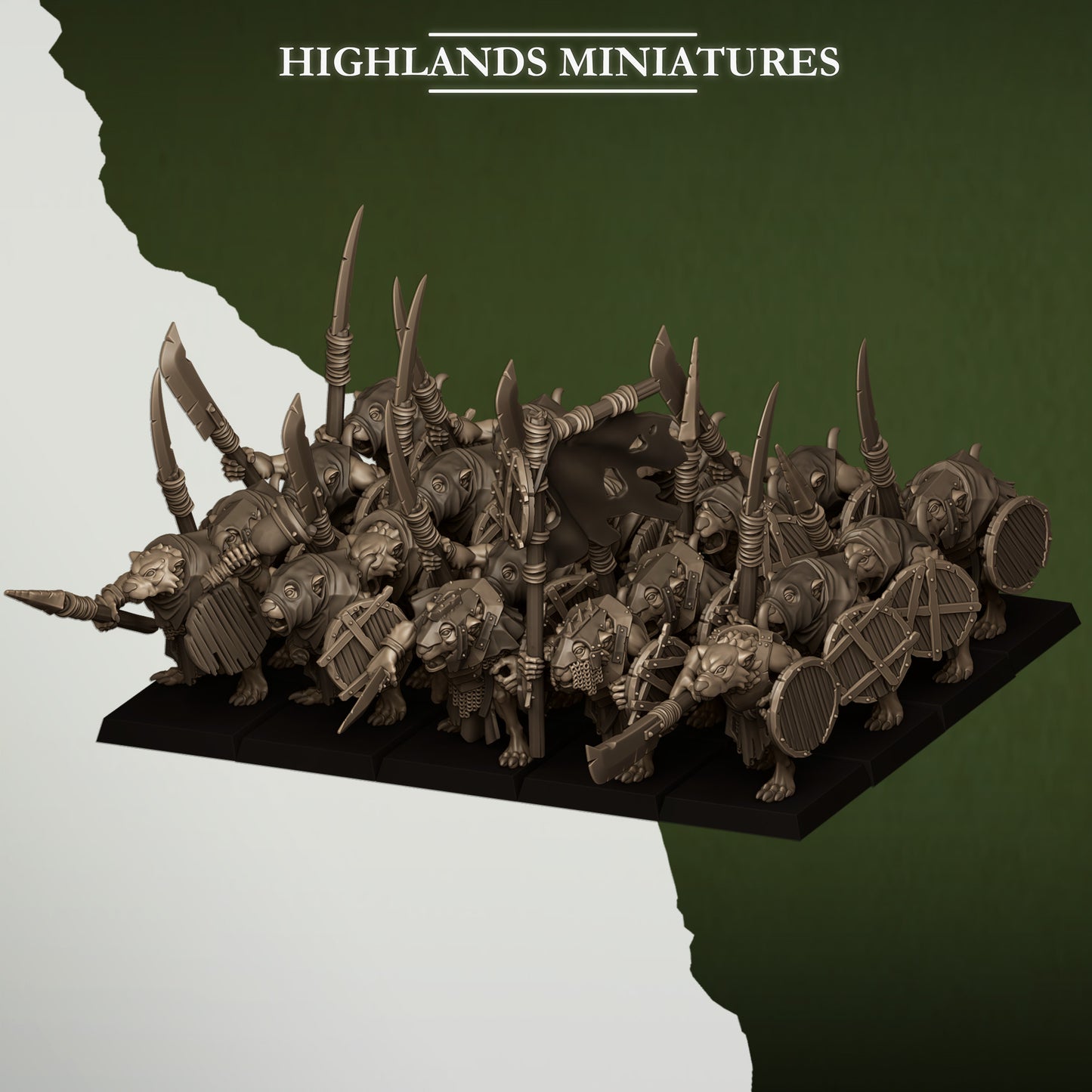 Sewer Rats - Spears | Sewer Vermin | Highlands Miniatures
