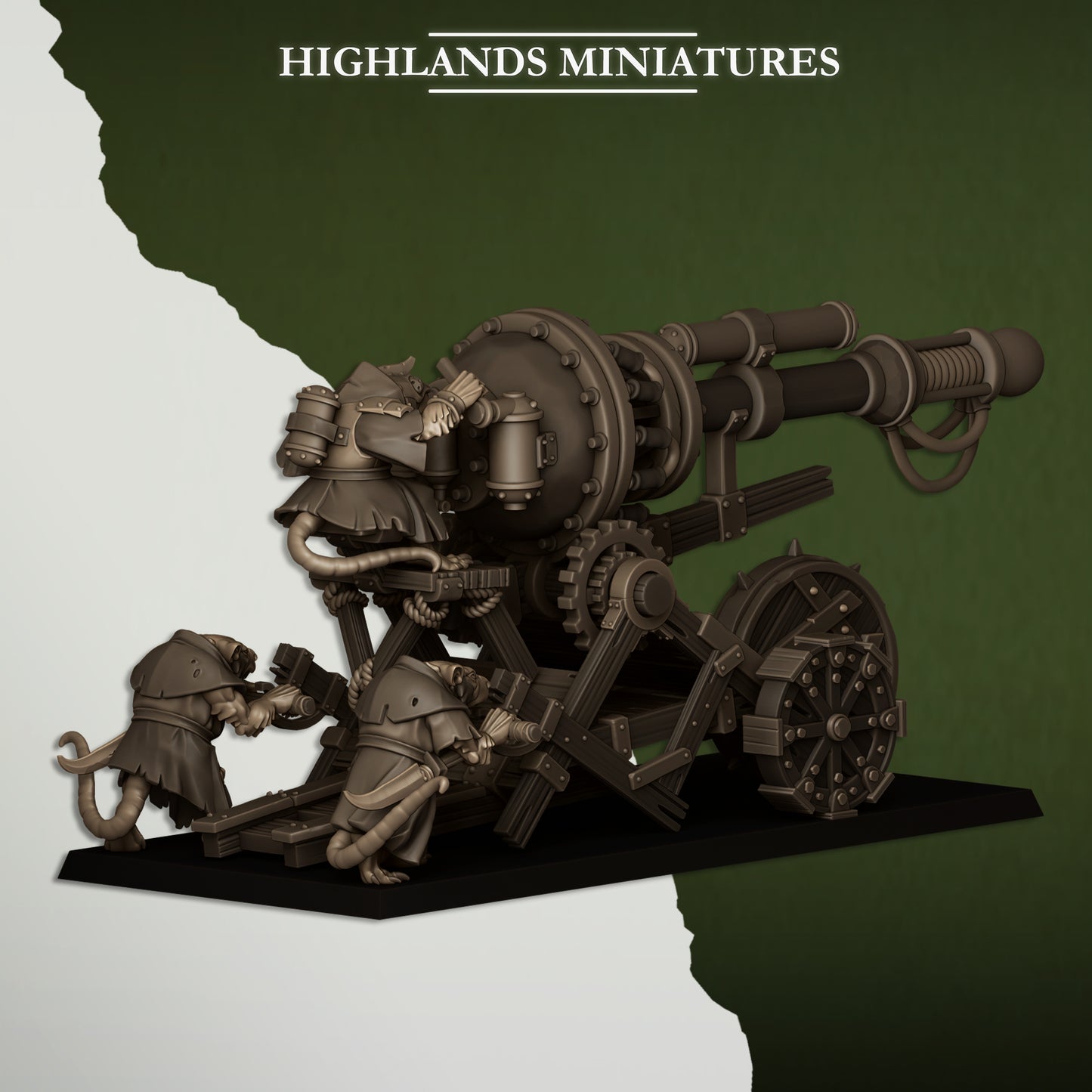 Sewer Vermin Cannon | Sewer Vermin | Highlands Miniatures