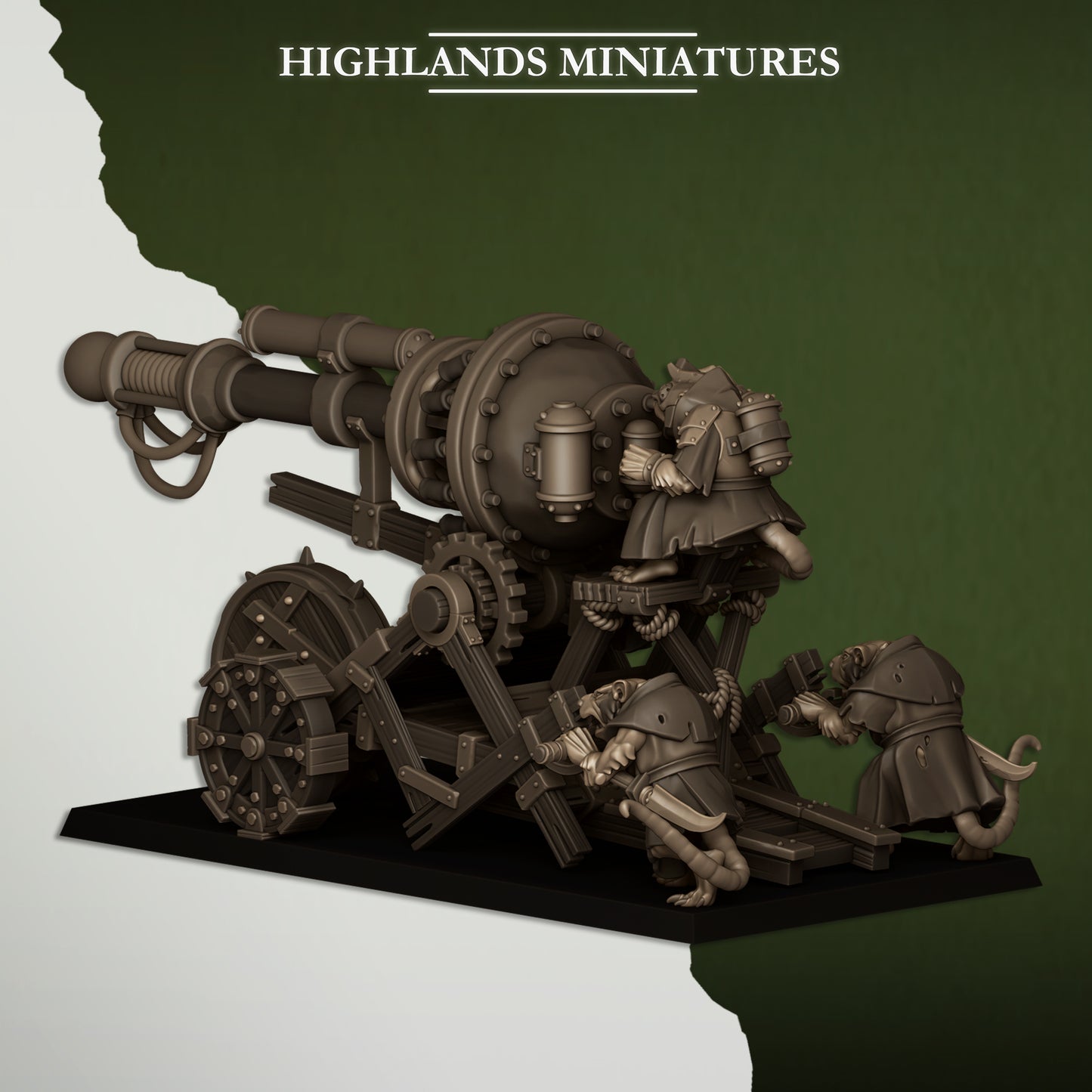 Sewer Vermin Cannon | Sewer Vermin | Highlands Miniatures