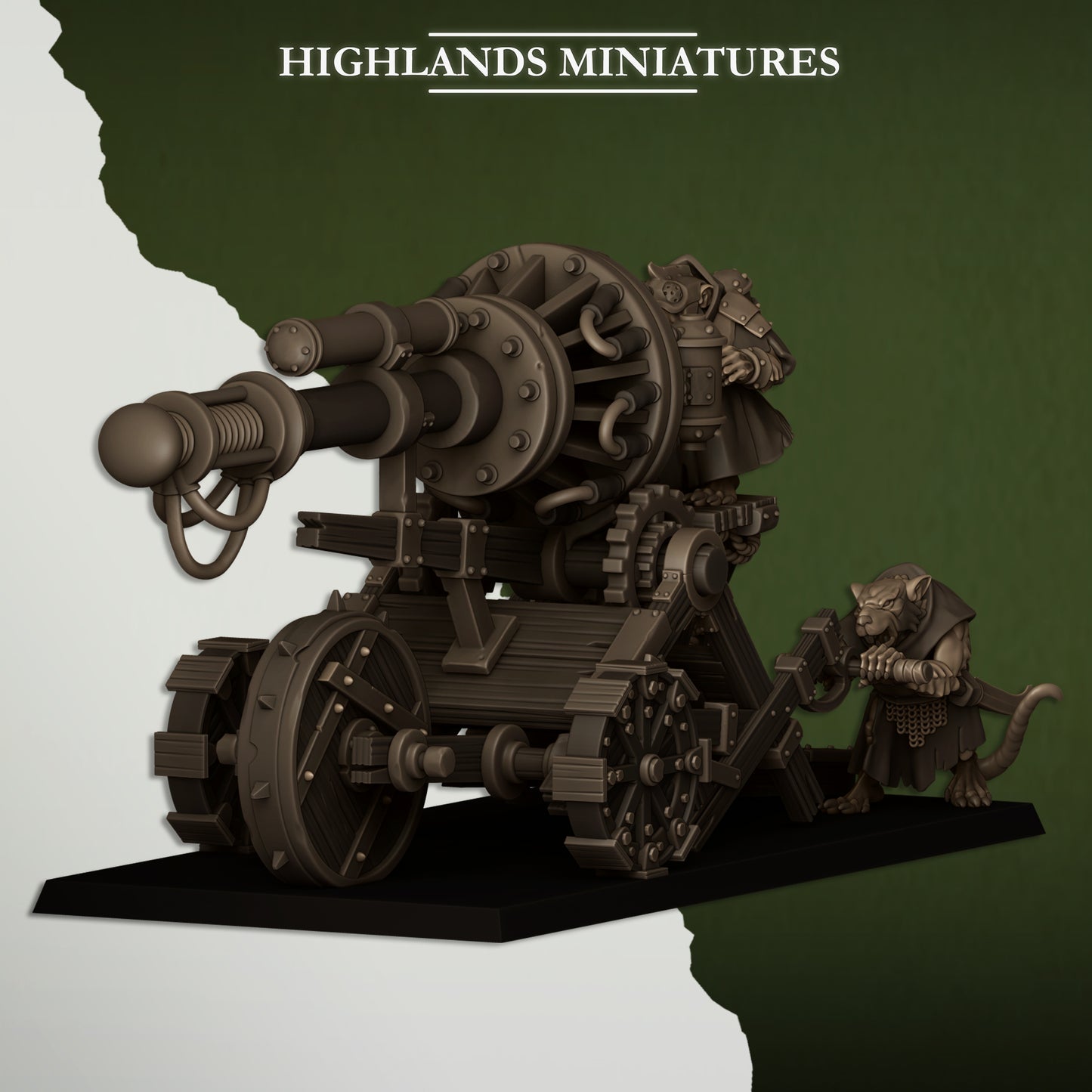 Sewer Vermin Cannon | Sewer Vermin | Highlands Miniatures