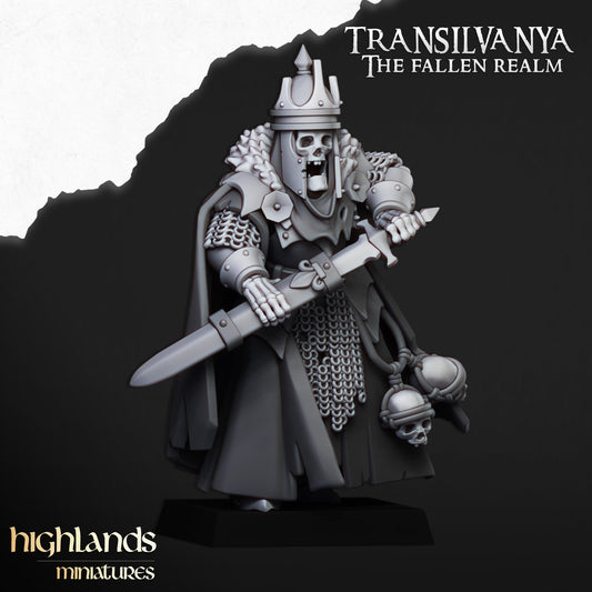 Skeletal Lord | Transilvanya - The Fallen Realm | Highlands Miniatures