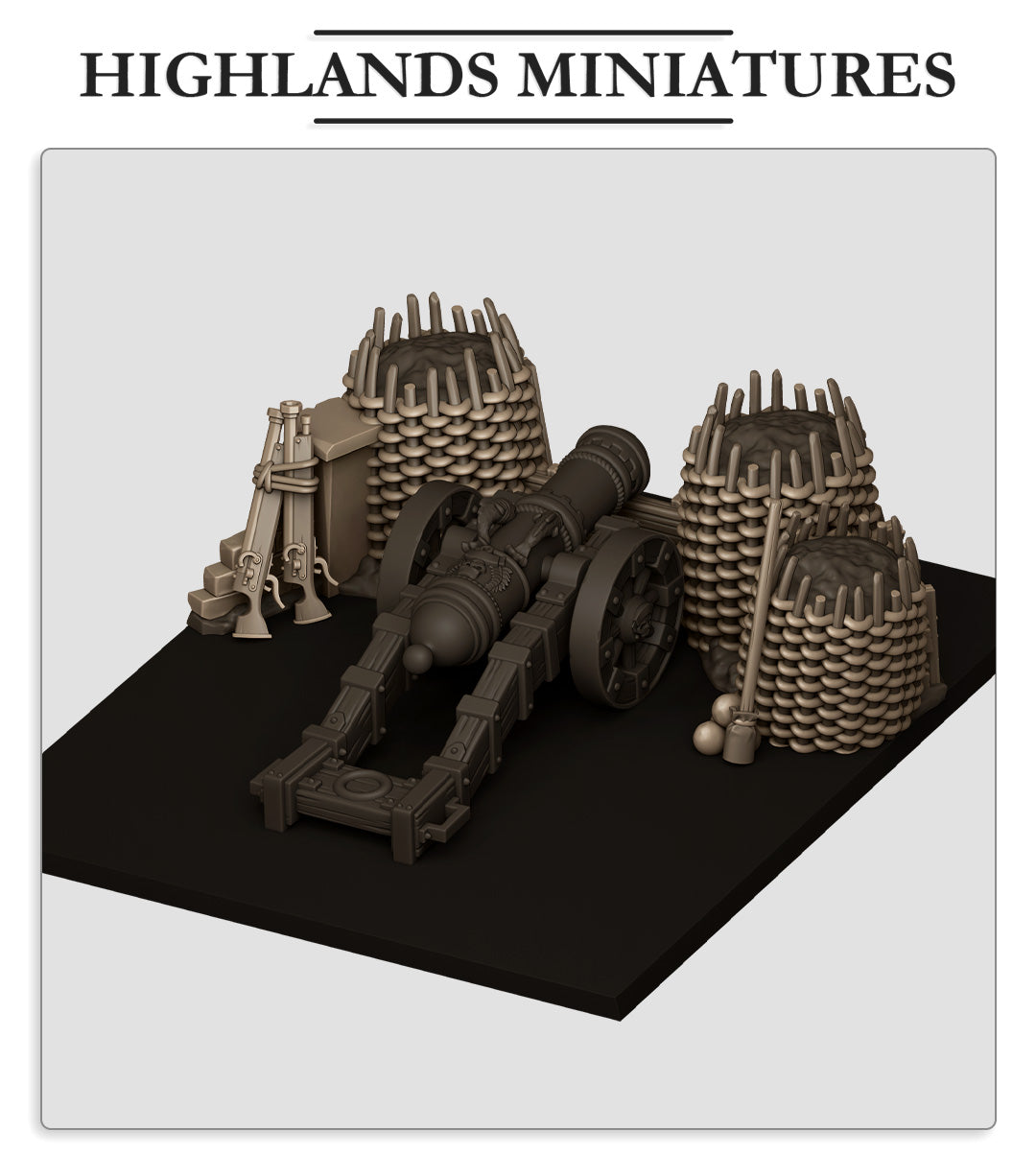 Sunland Volley Gun | Sunland, Empire of the Sun | Highlands Miniatures