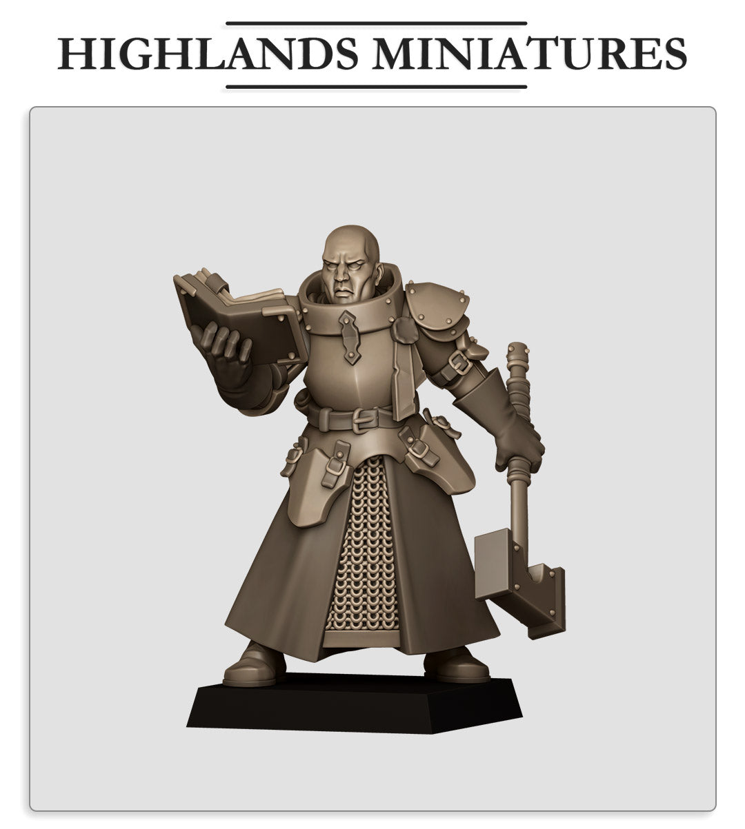 Warrior Priest C | Sunland, Empire of the Sun | Highlands Miniatures