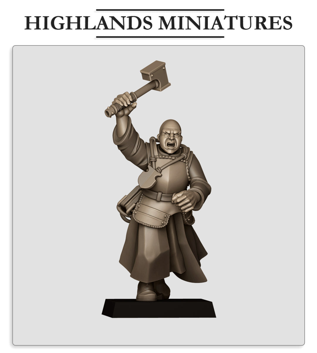 Warrior Priest D | Sunland, Empire of the Sun | Highlands Miniatures