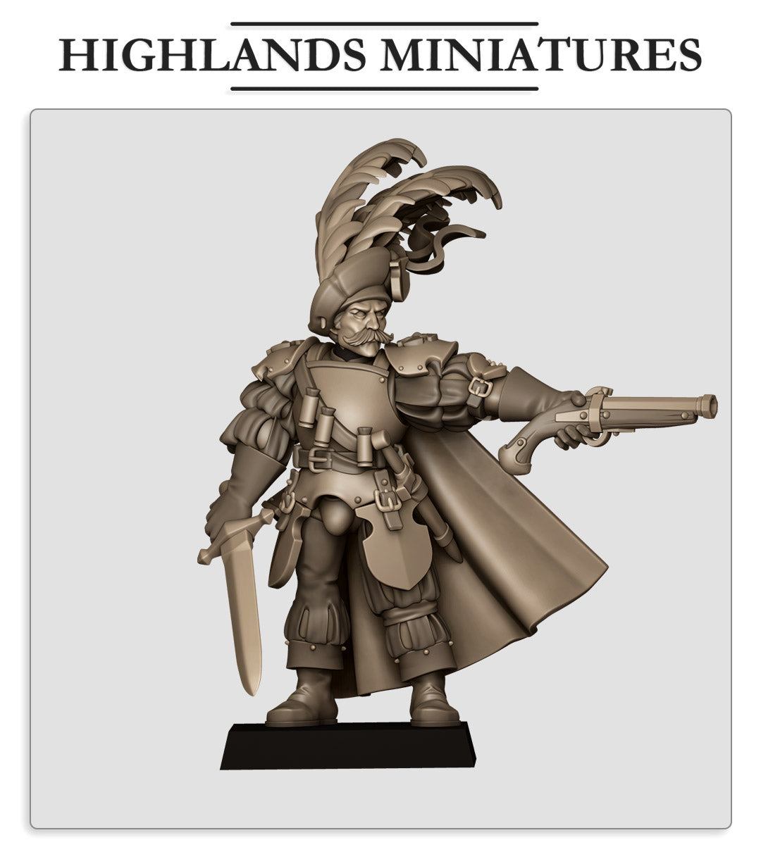 Sunland Captain B | Sunland, Empire of the Sun | Highlands Miniatures