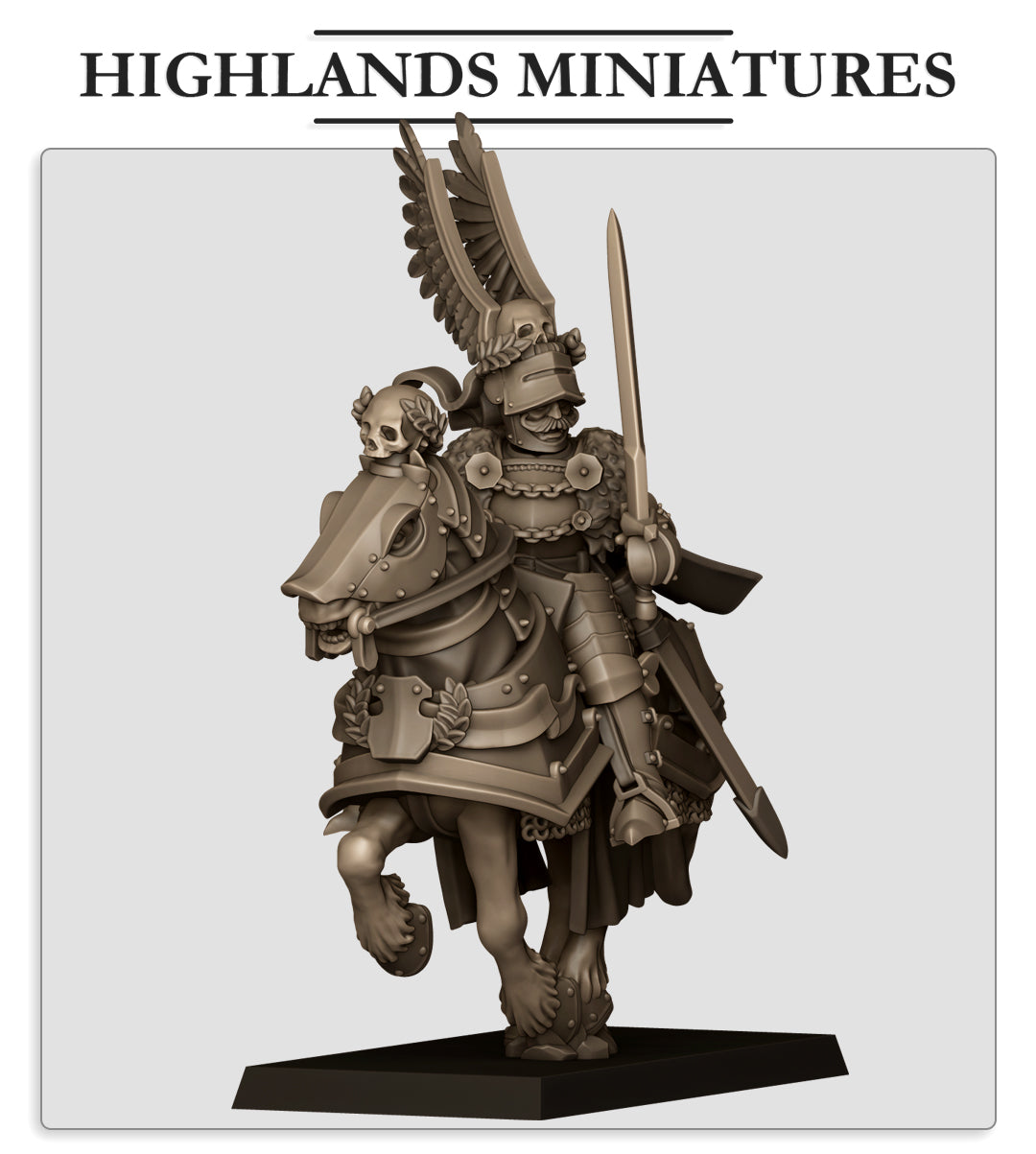 Mounted Emperor | Sunland, Empire of the Sun | Highlands Miniatures