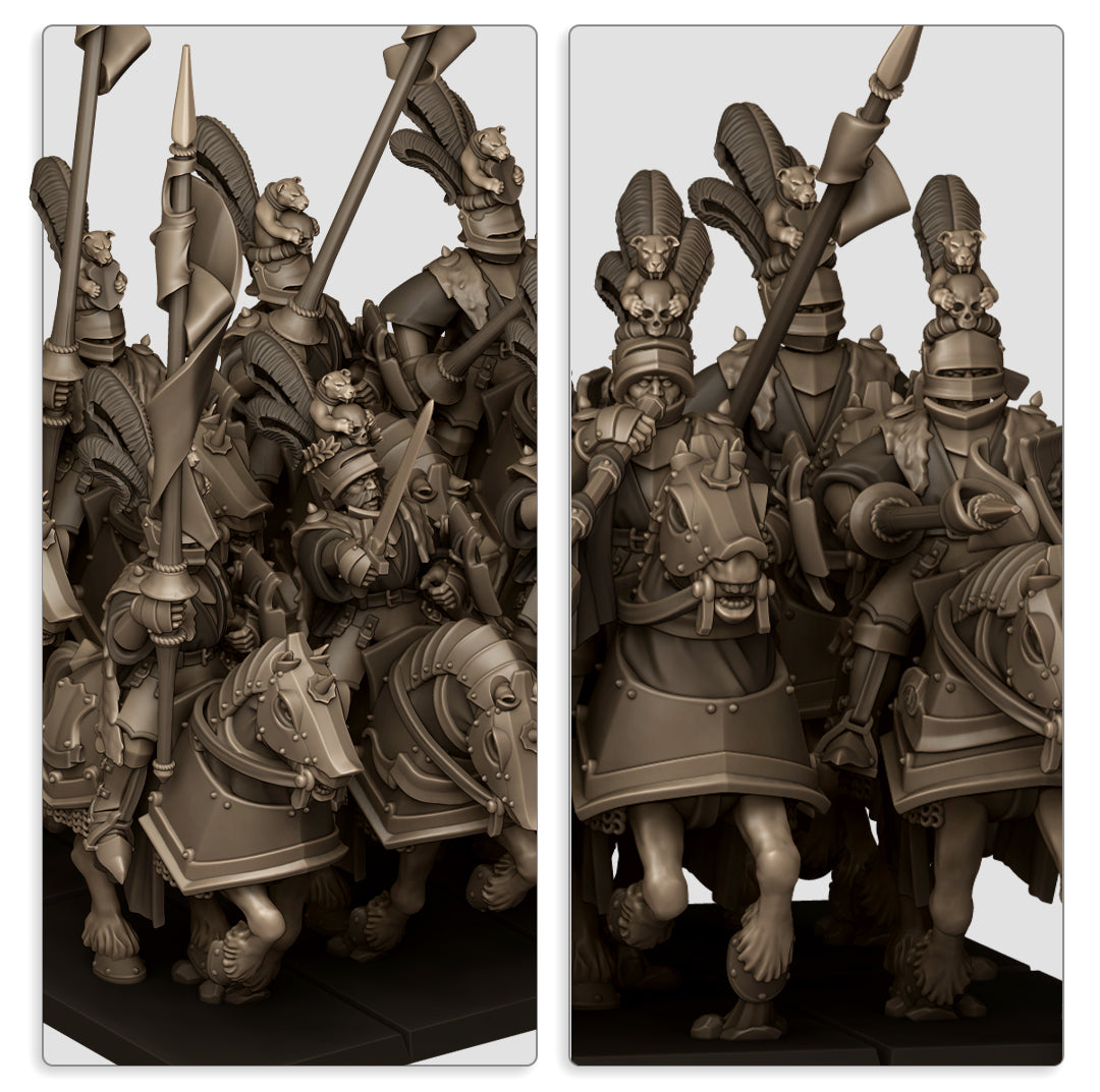 Fierce Claw Knights | Sunland, Empire of the Sun | Highlands Miniatures