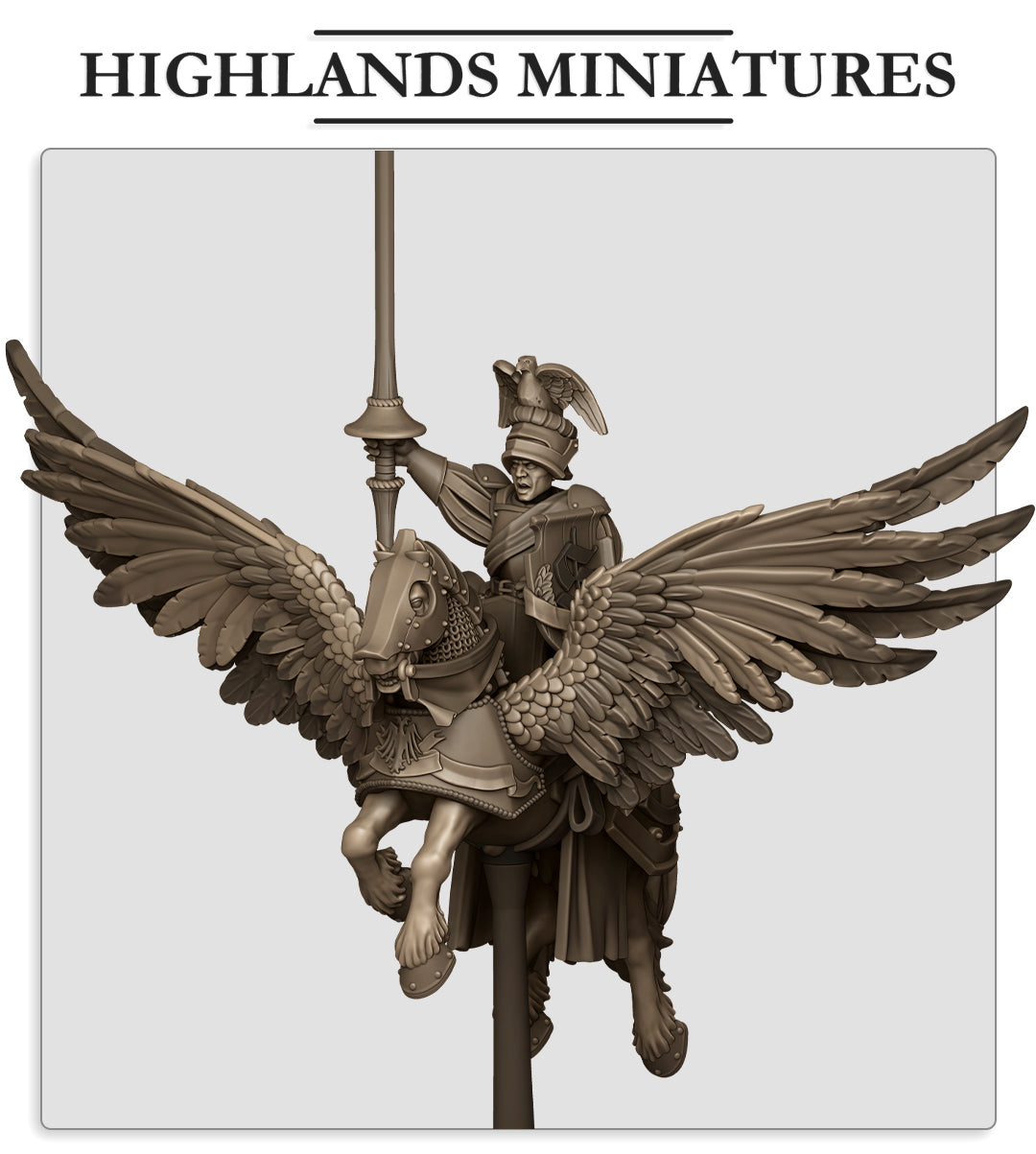 General on Pegasus | Sunland, Empire of the Sun | Highlands Miniatures