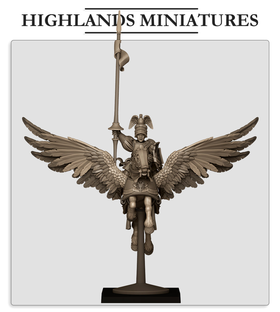 General on Pegasus | Sunland, Empire of the Sun | Highlands Miniatures