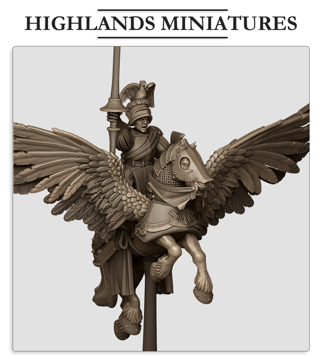 General on Pegasus | Sunland, Empire of the Sun | Highlands Miniatures