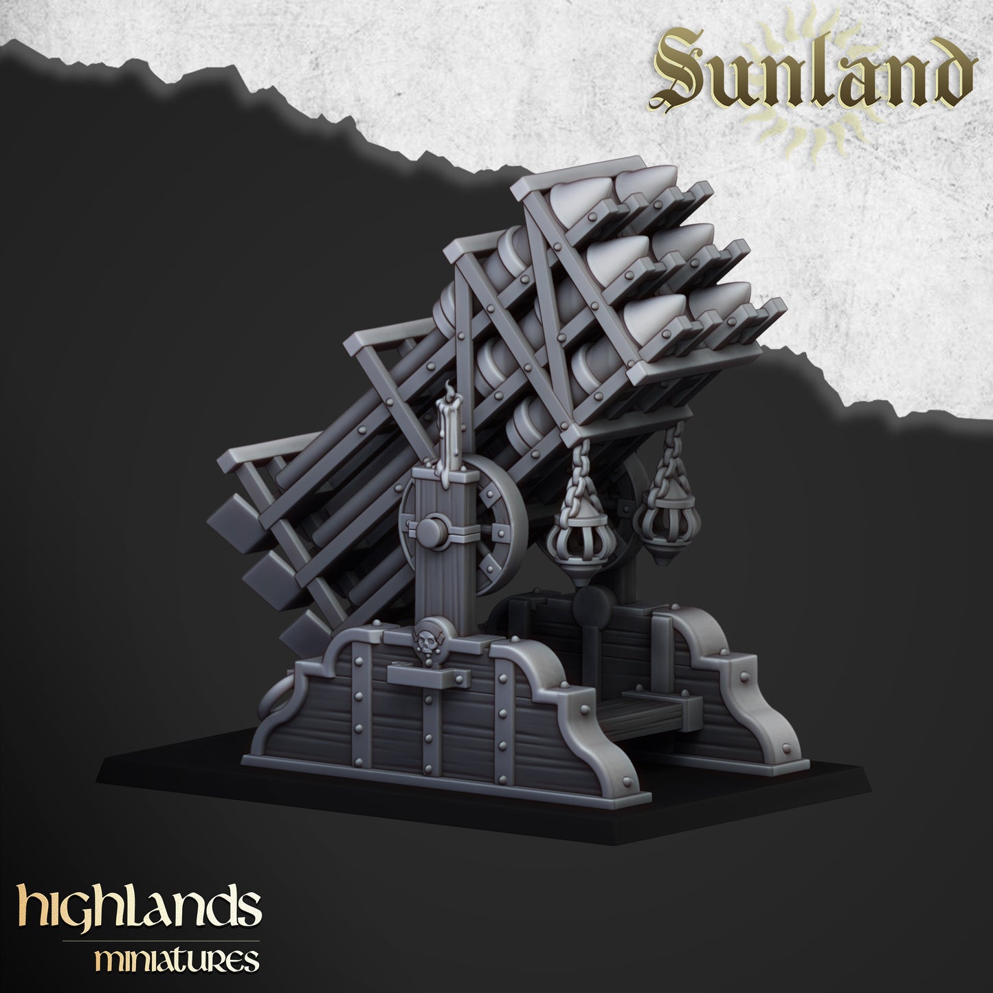 Sunland Rocket Launcher | Sunland, Empire of the Sun | Highlands Miniatures